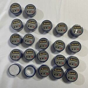 Bulk Lot 22 Scotch Expressions Magic Tape Dark Blue 3/4" x 300" NEW Sealed C214